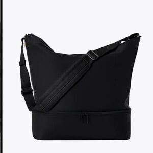 Beis Crescent Weekender Sleek Black Women's Shoulder Bag